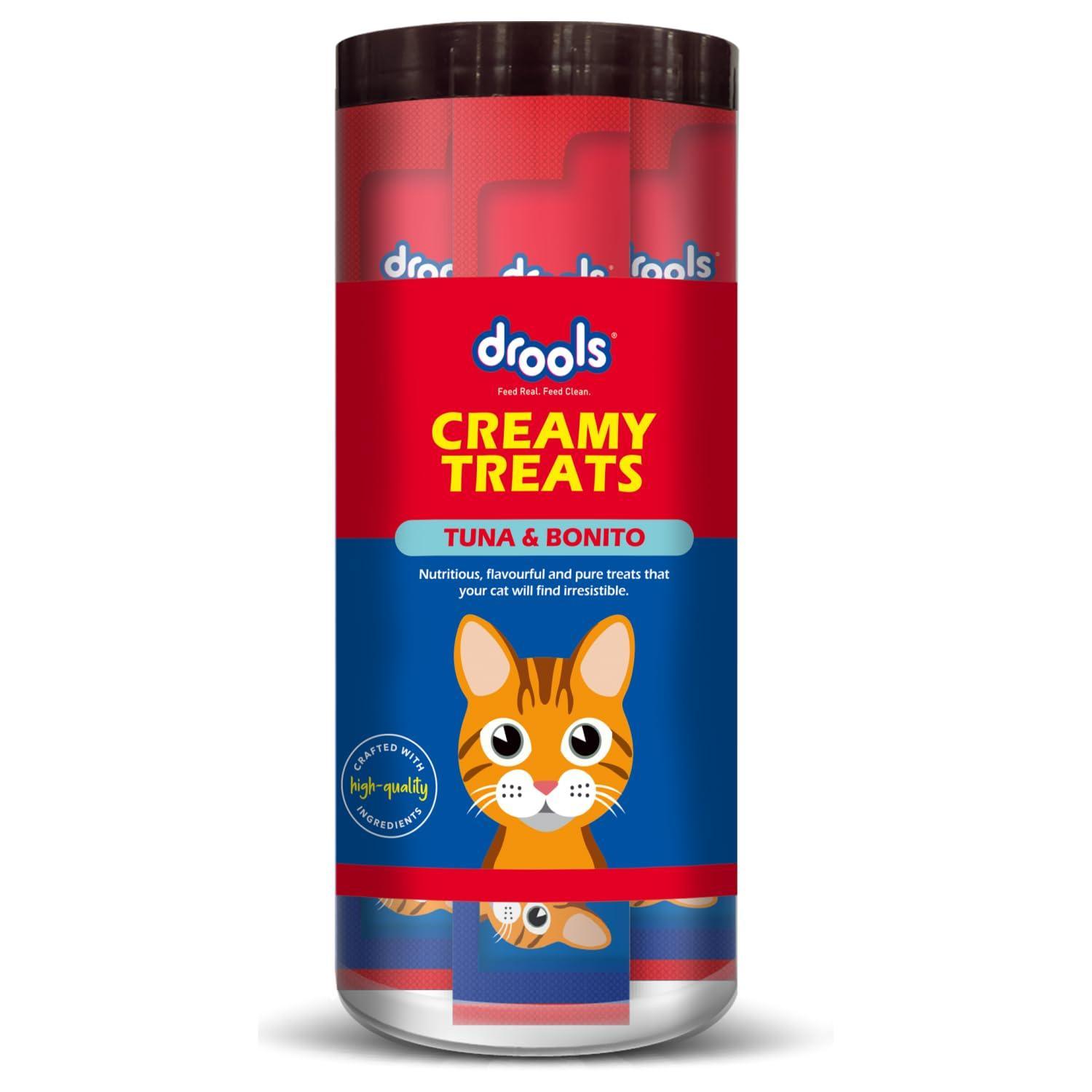 Drools Creamy Treats for Cat and Kitten Tuna Bonito Flavour