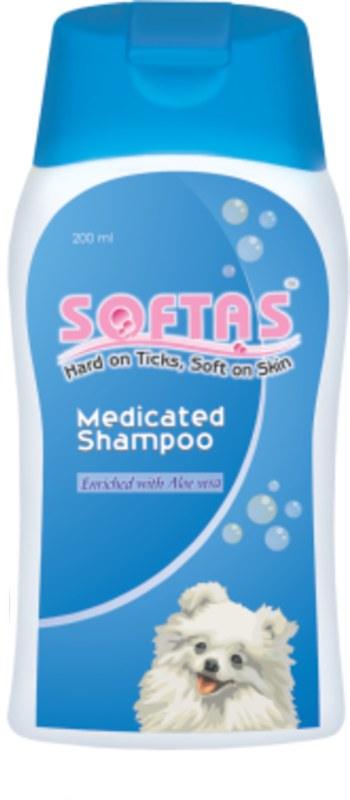 Intas Softas Anti Parasitic Medicated Permethrin Dog Shampoo