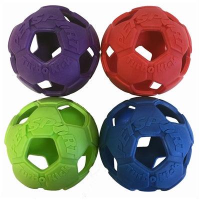 Petsport Turbo Kick Soccer Ball,4 inch - Ofypets