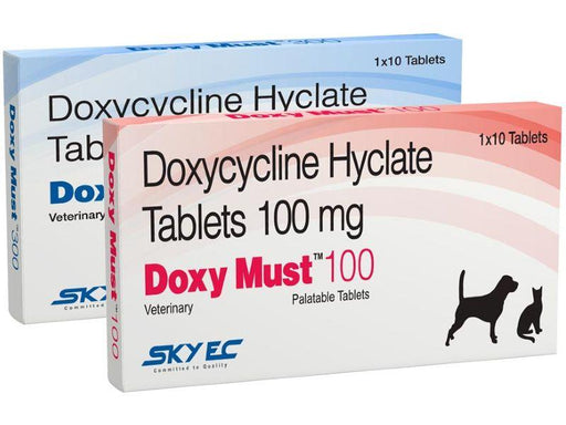 SkyEc Doxy Must Doxycycline AntiBiotic Tablets for Dogs and Cats - Ofypets