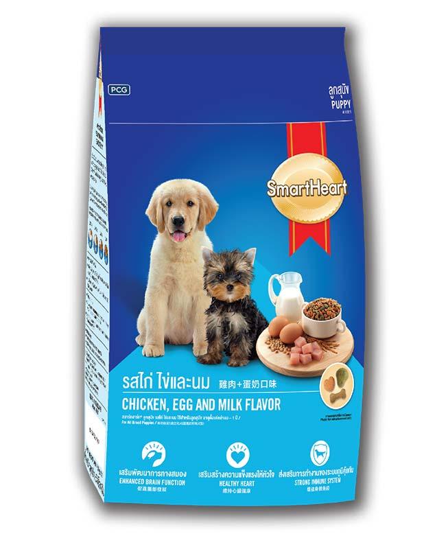 SmartHeart Chicken Egg and Milk Puppy Dog Food Ofypets