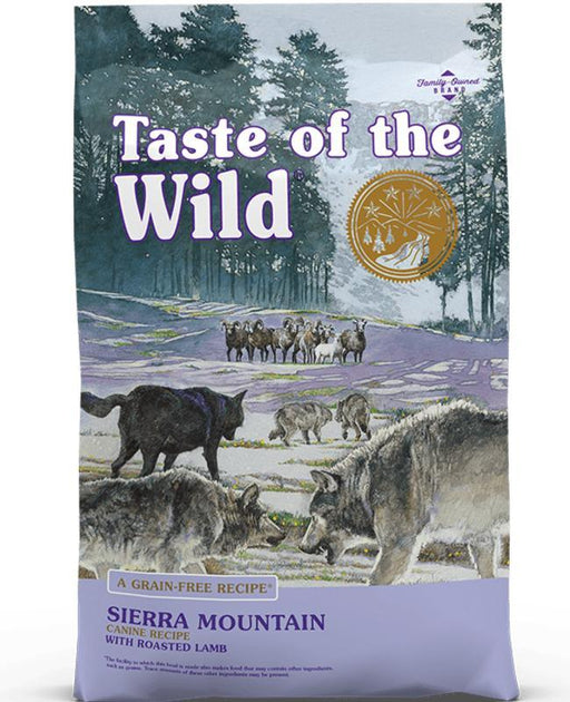 Taste of the Wild Sierra Mountain Canine Recipe with Roasted Lamb Grain Free Dog Food - Ofypets