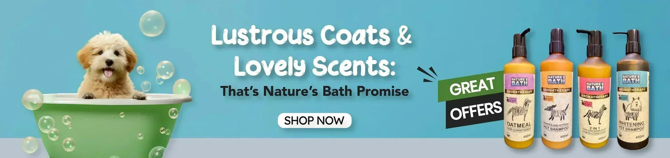 Natures Bath Shampoo for Grooming Dogs and Cats - Ofypets