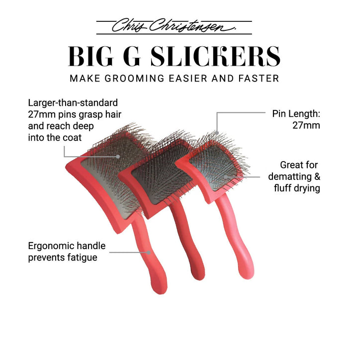 Chris Christensen Big G Slicker Brushes for Dog