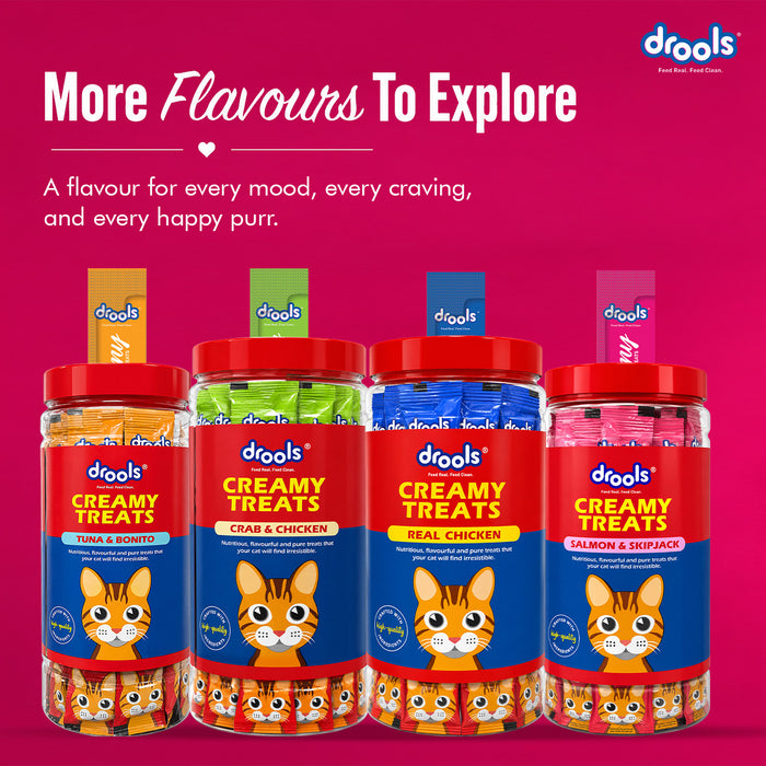 Drools Creamy Treats Salmon & Skipjack for Cat