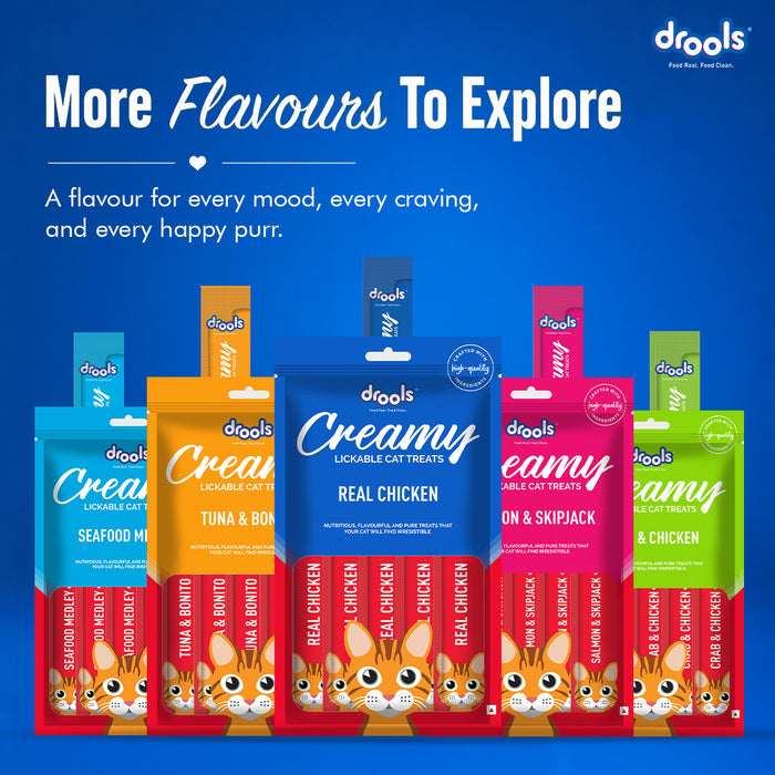 Drools Creamy Real Chicken Sticks Treats for Cat