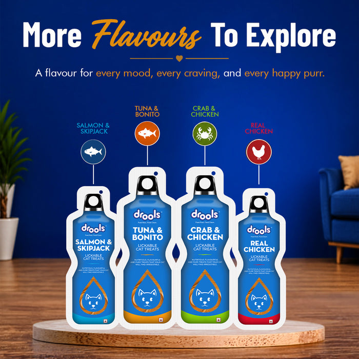 Drools Creamy Lickable Tuna & Bonito Treats for Cat