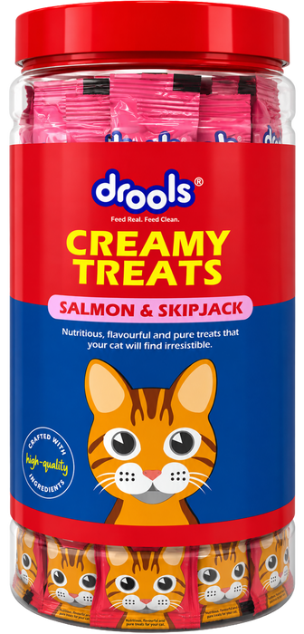 Drools Creamy Treats Salmon & Skipjack for Cat
