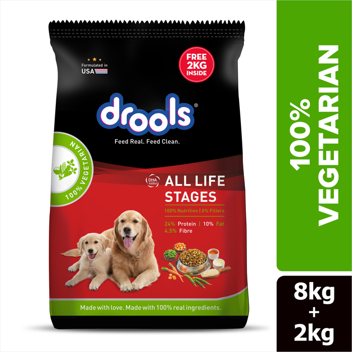 Drools All Lifestages 100% Veg Dry Dog Food for Dog