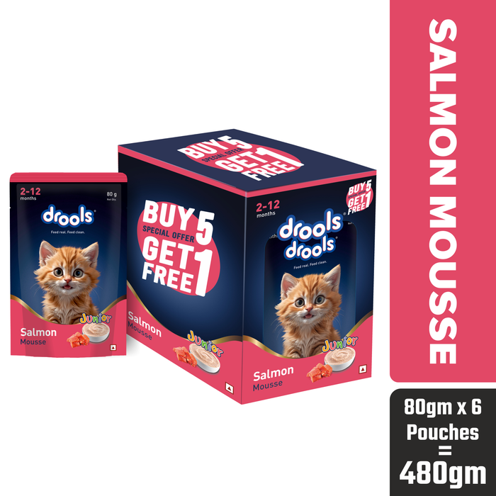 Drools Salmon Mousse Kitten Food for Cat