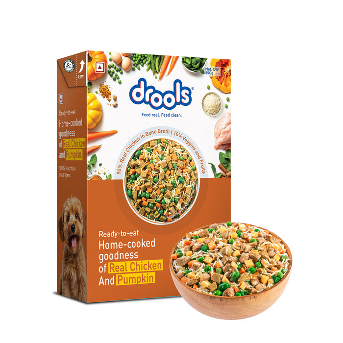 Drools Tetra Pack Real Chicken and Pumpkin Food for Dog