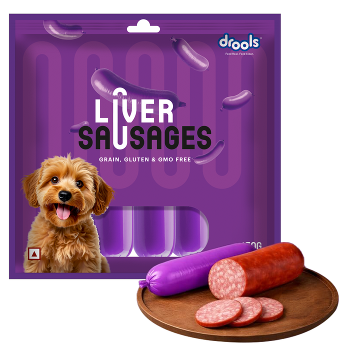 Drools Liver Sausages Treats for Dog