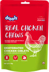 Drools Dehydrated Real Chicken Chews Giblets Treats for Dog