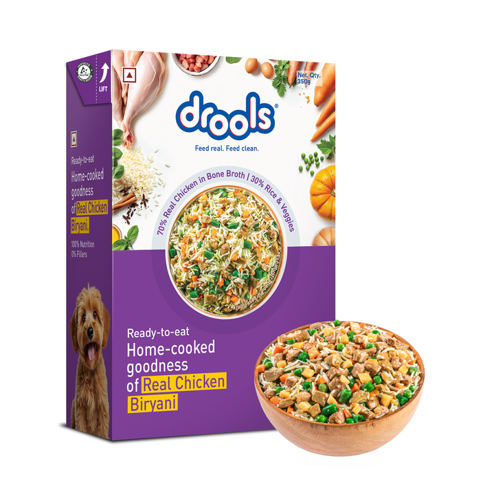 Drools Tetra Pack Real Chicken Biryani Food for Dog