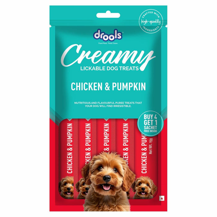 Drools Creamy Chicken & Pumpkin Sticks Treats for Dog