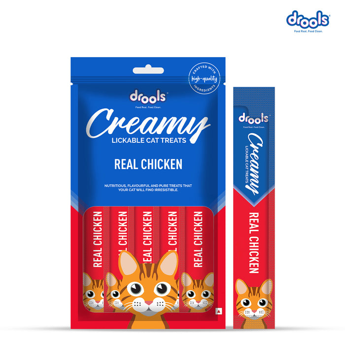 Drools Creamy Real Chicken Sticks Treats for Cat
