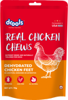 Drools Dehydrated Real Chicken Chews Feet Treats for Dog