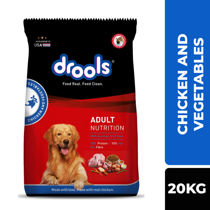 Drools Adult Nutrition Chicken and Veg Food for Dog