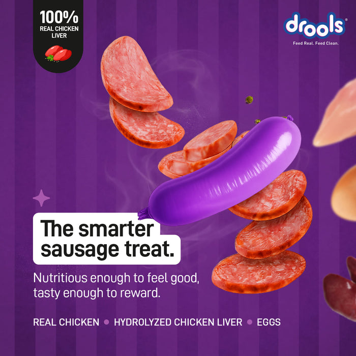 Drools Liver Sausages Treats for Dog