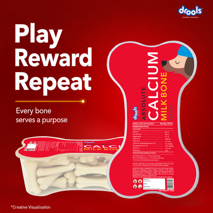 Drools Absolute Milk Bone Treats for Dog