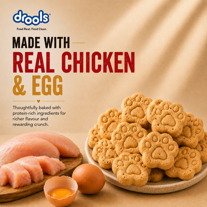 Drools Chicken and Egg Biscuit Treats for Dog
