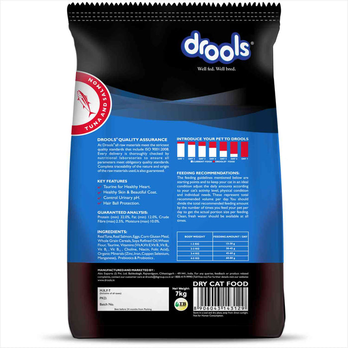 Drools Tuna and Salmon Adult Food for Cat