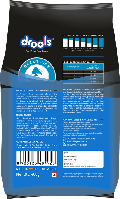 Drools Ocean Fish Adult Food for Cat