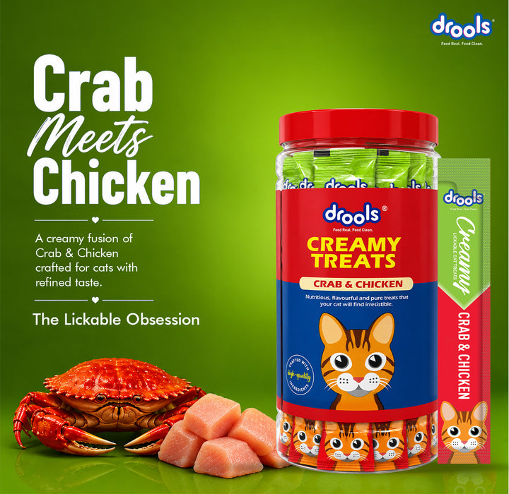 Drools Creamy Treats Crab & Chicken for Cat
