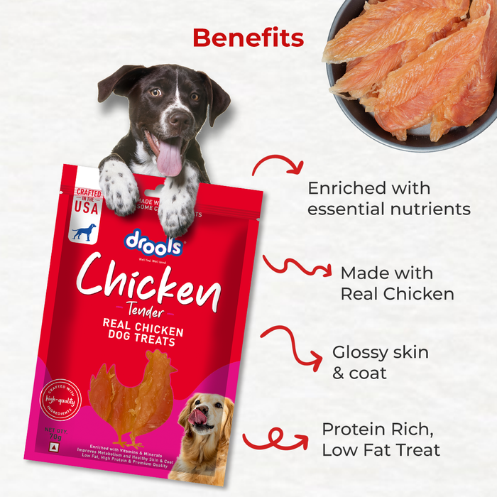 Drools Chicken Tender Treats for Dog