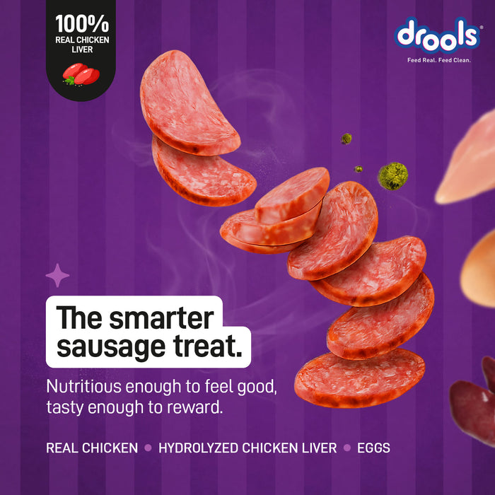 Drools Liver Sausages Treats for Dog