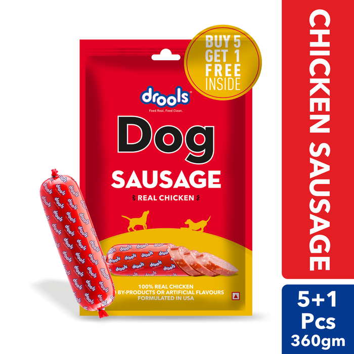 Drools 100% Real Chicken Sausage Treats for Dog
