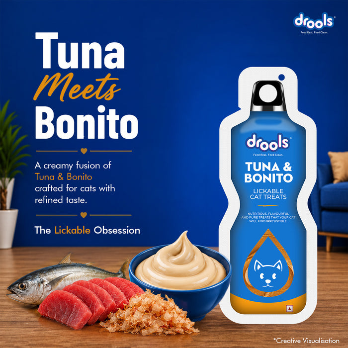 Drools Creamy Lickable Tuna & Bonito Treats for Cat