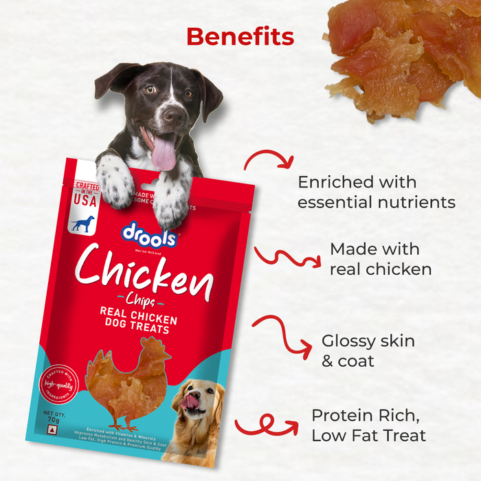 Drools Chicken Chips Treats for Dog