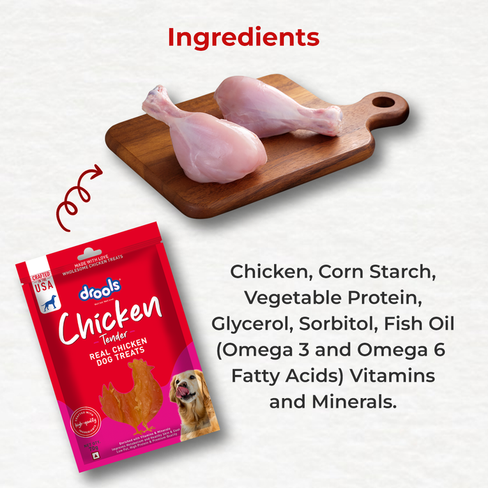 Drools Chicken Tender Treats for Dog
