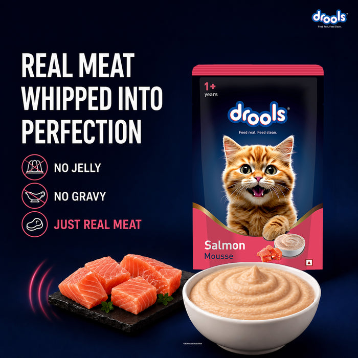 Drools Salmon Mousse Food for Cat