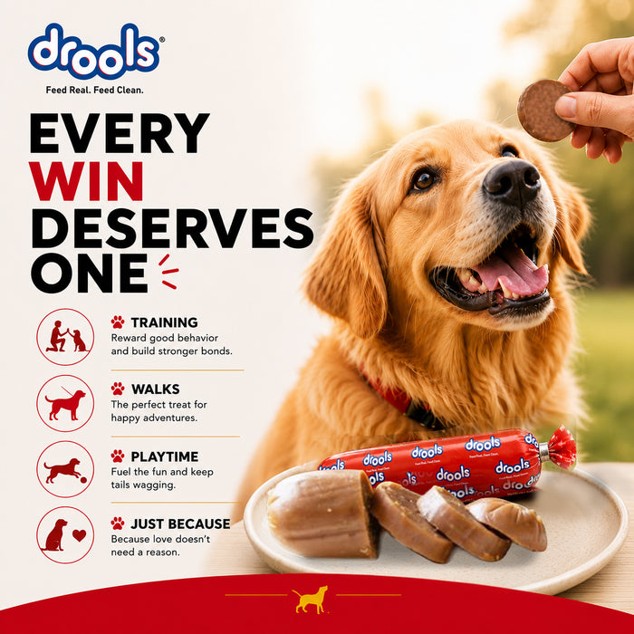 Drools 100% Real Chicken Sausage Treats for Dog