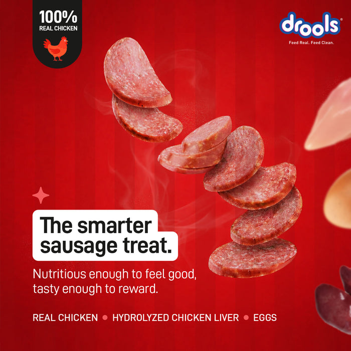 Drools Chicken Sausages Treats for Dog