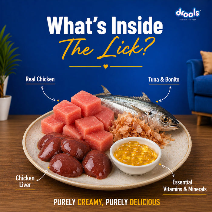 Drools Creamy Lickable Tuna & Bonito Treats for Cat