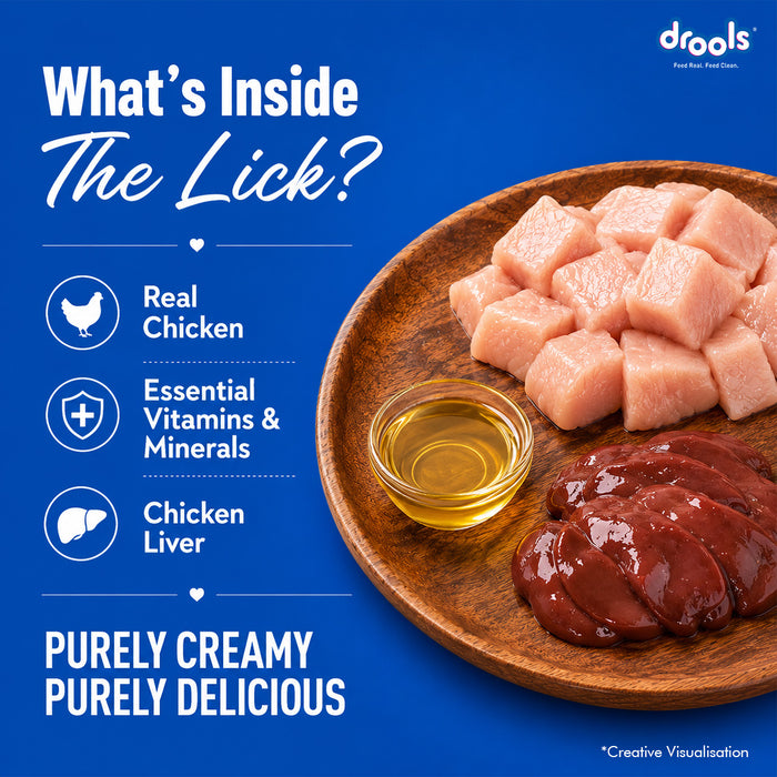 Drools Creamy Real Chicken Sticks Treats for Cat