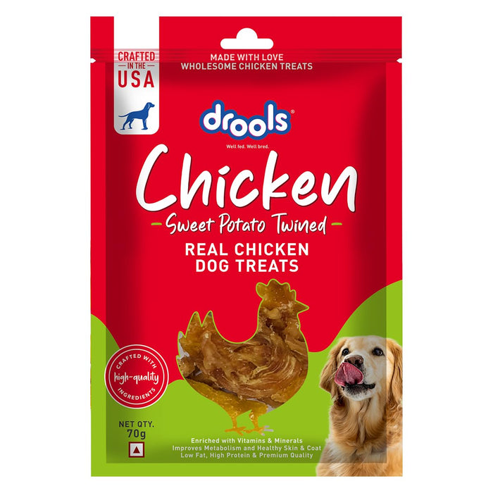 Drools Sweet Potato Twined Treats for Dog
