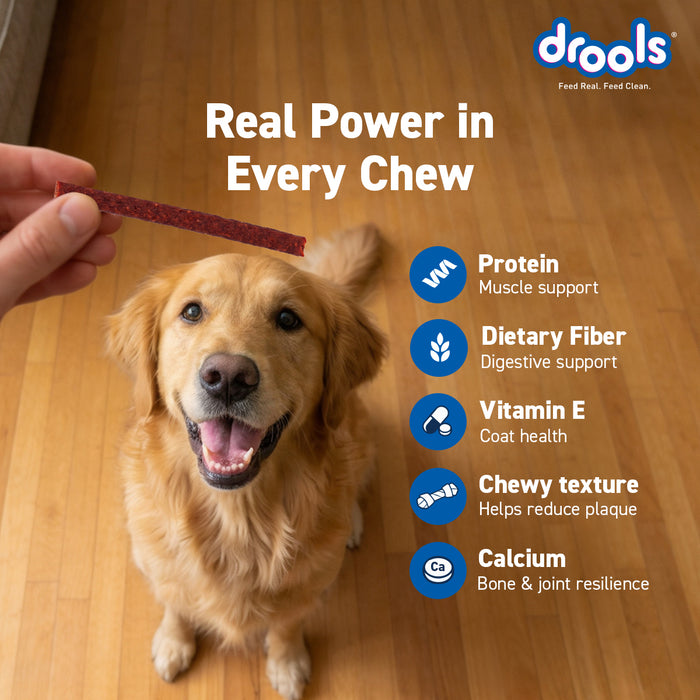 Drools Chicken Strawberry Flavor Treats Sticks for Dog