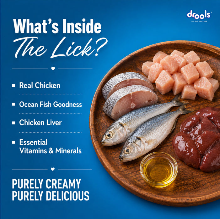Drools Creamy Seafood Medley Sticks Treats for Cat