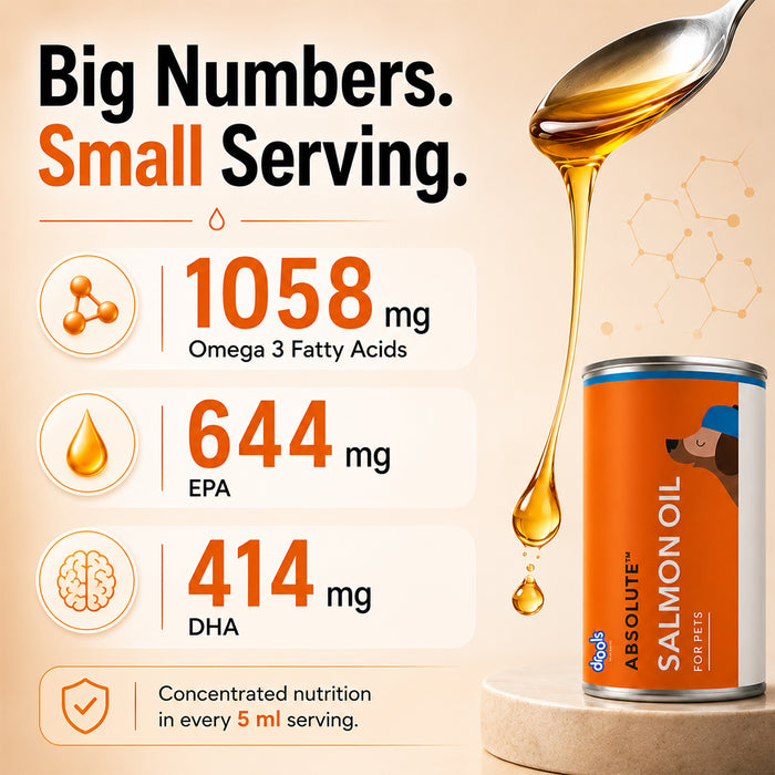 Drools Absolute Salmon Oil Syrup for Dog