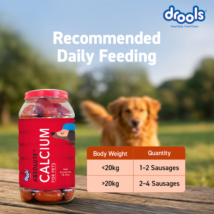 Drools Absolute Calcium Sausage for Dog