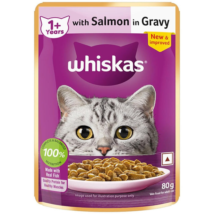 Whiskas Salmon in Gravy Cat Wet Food