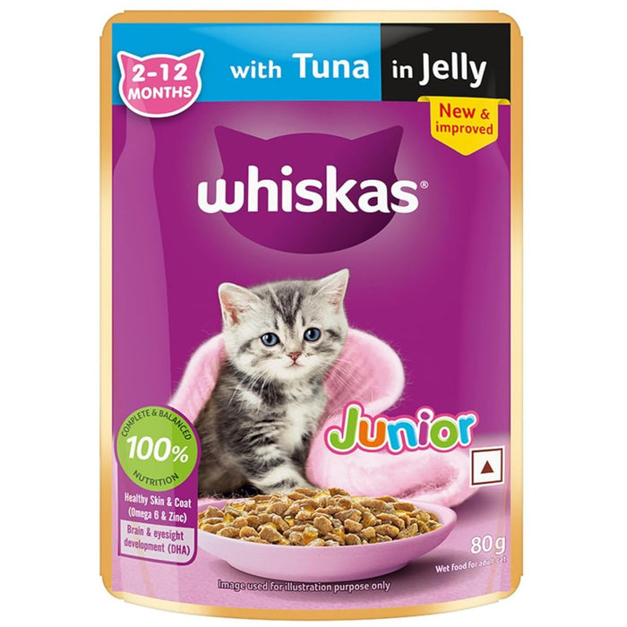 Whiskas Junior Kitten Tuna in Jelly Wet Food