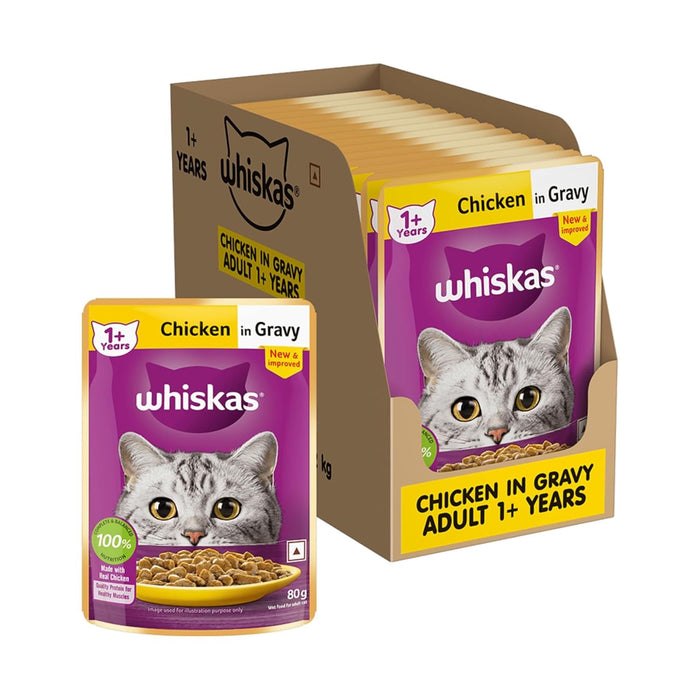 Whiskas Chicken in Gravy Cat Wet Food