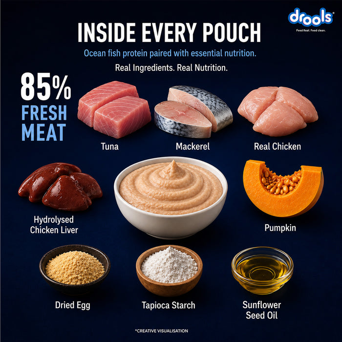 Drools Ocean Fish Mousse Food for Cat