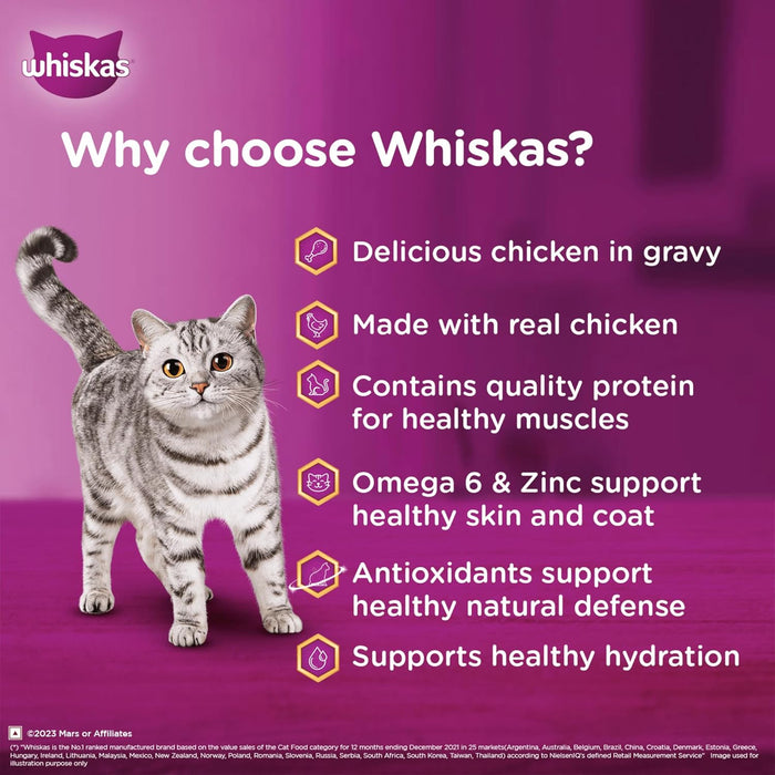 Whiskas Chicken in Gravy Cat Wet Food