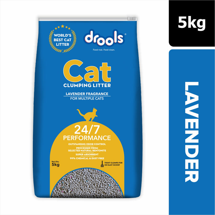 Drools Clumping Lavender Fragrance Cat Litter for Cat